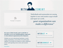 Tablet Screenshot of bethzemsky.com